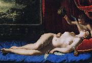 Artemisia  Gentileschi Sleeping Venus Sweden oil painting artist